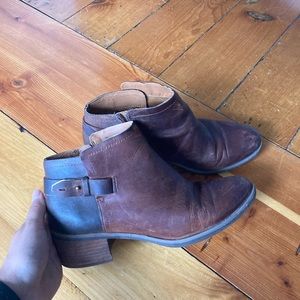 Brown booties